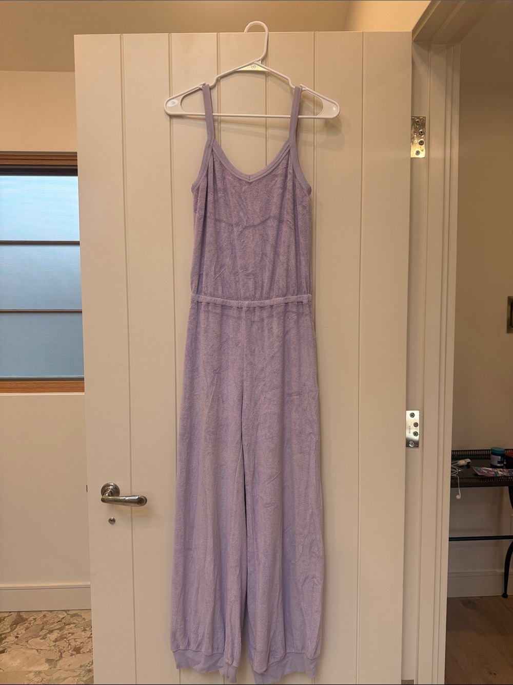 Suzi Kondi Lavender Terry Romper